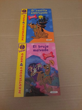 Lote de libros infantiles Scooby-Doo del 1 al 8