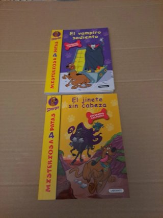 Lote de libros infantiles Scooby-Doo del 1 al 8