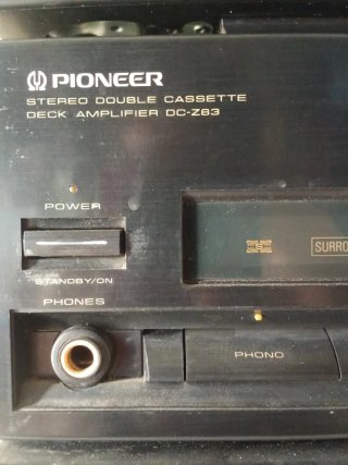 Mini impianto Pioneer con giradischi + 2 altoparlanti 75 W