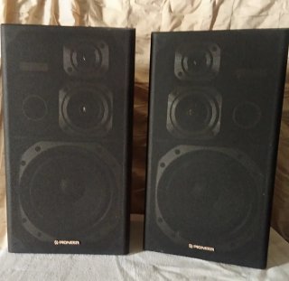 Mini impianto Pioneer con giradischi + 2 altoparlanti 75 W