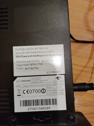Adattatore Wireless Movistar Wi-Fi 5 GHz