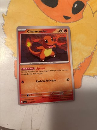 Carta Pokémon Charmander 80 PS