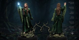 Galadriel Señor de los Anillos 30cm sin pintar