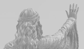 Galadriel Señor de los Anillos 30cm sin pintar
