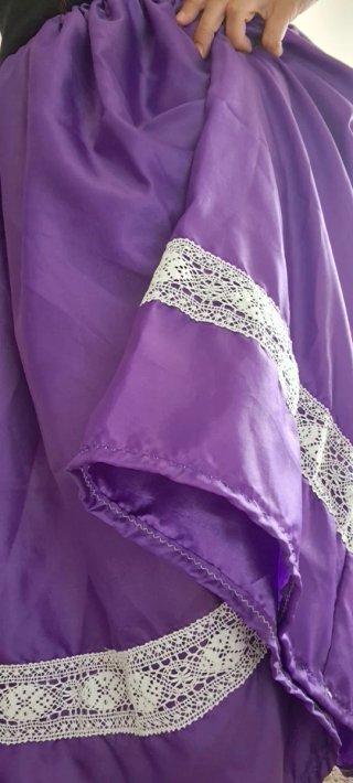Falda 80cm, regional, neska, casera