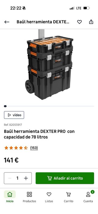 Baúl de herramientas DEXTER PRO