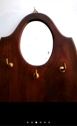 Espejo antiguo de madera