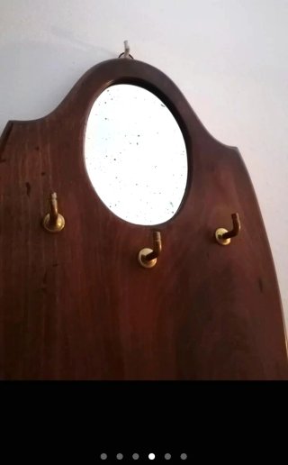 Espejo antiguo de madera