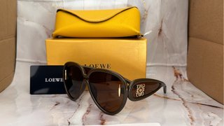 Gafas de Sol Loewe Marrones y Doradas