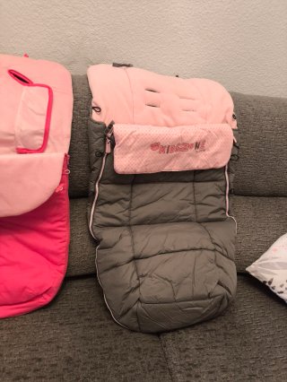 Saco Carro Universal Jane Rosa y Gris