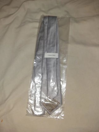 Corbata Calvin Klein Plata