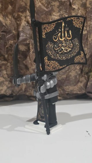 Playmobil Árabe Guerrero con Bandera
