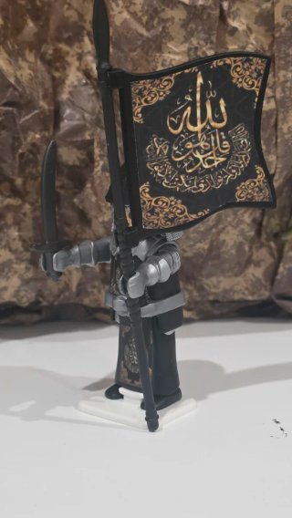 Playmobil Árabe Guerrero con Bandera