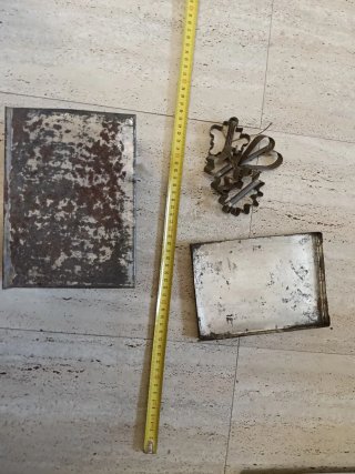 Antiguos Moldes de cocina metálicos