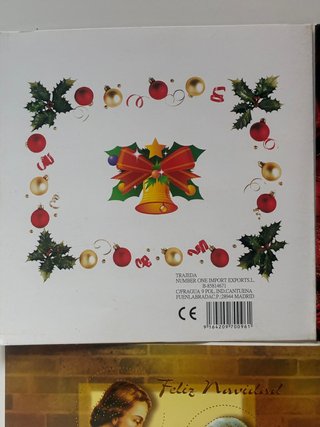 Lote 6 Tarjetas Navidad Cartulina Calidad