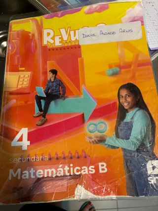 Matemáticas B, 4 secundaria, Revuela
