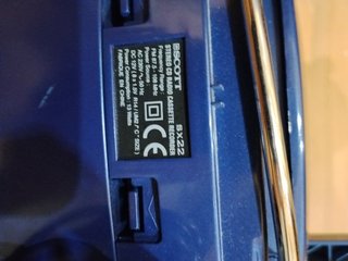 Radio CD Cassette Portátil Scott SX22 Azul