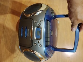 Radio CD Cassette Portátil Scott SX22 Azul
