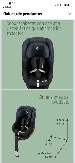 Maxi-Cosi Mica i-Size Sillas de Coche Giratorias