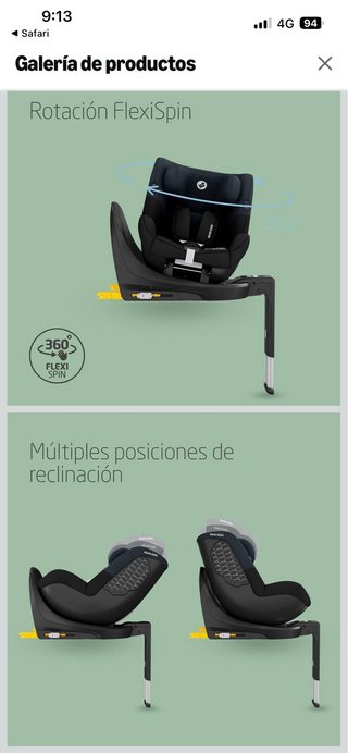 Maxi-Cosi Mica i-Size Sillas de Coche Giratorias