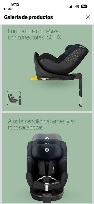 Maxi-Cosi Mica i-Size Sillas de Coche Giratorias
