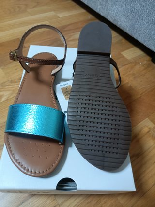 Sandalias Geox Talla 38 Azul