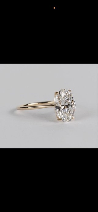 Anillo de Diamante Laborarorio Blanco.