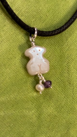 Colgante Tous Oso Rosa y Morado