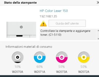 Stampante Laser Colori HP 150NW
