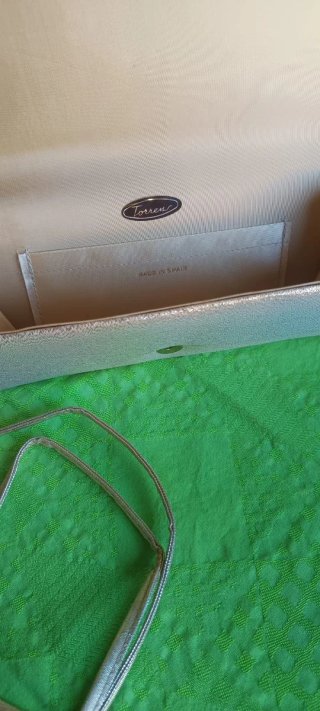Juego Bolso y Cartera Dorados