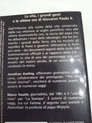 L'uomo del secolo Papa Giovanni Paolo II Wojtyla