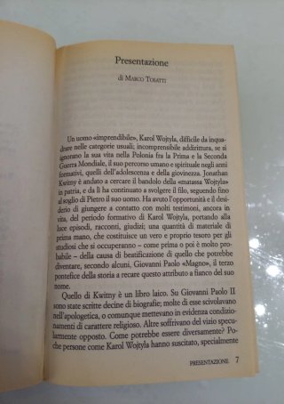 L'uomo del secolo Papa Giovanni Paolo II Wojtyla