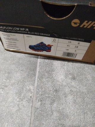 Hi-Tec Montaña Talla 38 Azul/Naranja