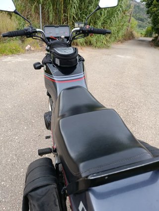 Honda CB450DX Clásica Negra/Gris