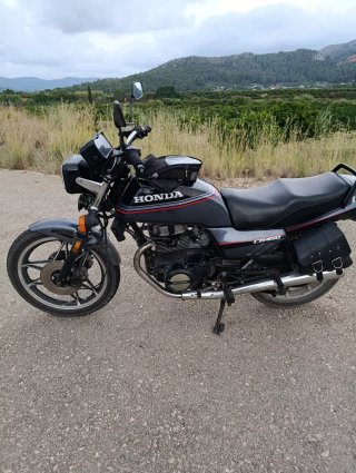 Honda CB450DX Clásica Negra/Gris