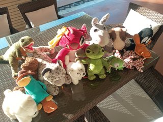 Lotto 13 Peluche ,Animali Vari,originali e nuovi