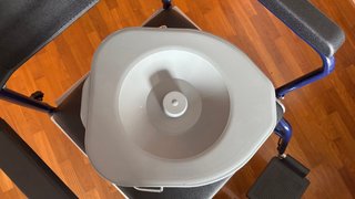 Silla de aseo WC con Ruedas Vermeiren 139. Nueva.