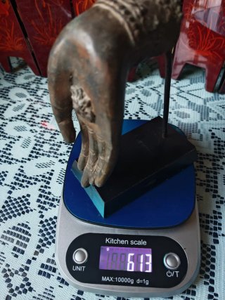 Mano Buda Antigua Bronce Macizo