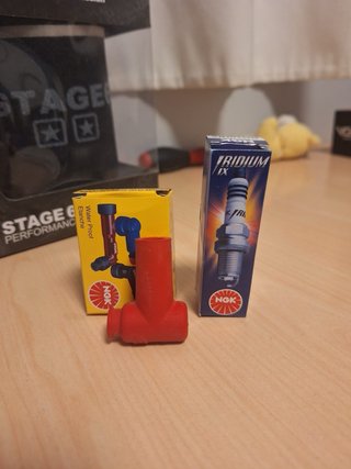 Pipeta y Bujía NGK Iridium IX