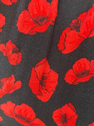 Vestido floral corto manga francesa T-42