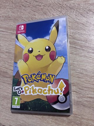 Carcasa Nintendo Switch Pokémon Let's Go Pikachu