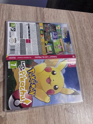 Carcasa Nintendo Switch Pokémon Let's Go Pikachu
