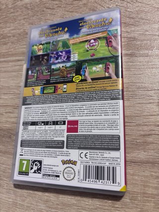 Carcasa Nintendo Switch Pokémon Let's Go Pikachu