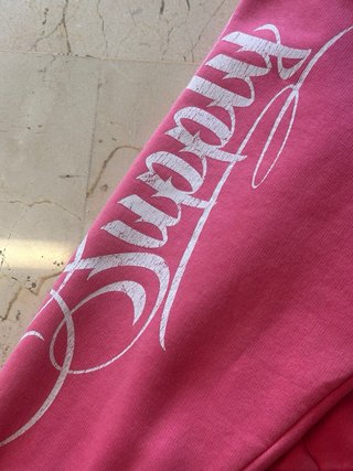 Supply & Demand Sudadera Rosa con Capucha. Talla M