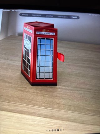 Caja de almacenaje Wilkin & Sons Roja