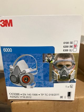 Mascarilla 3M 6000 Nueva