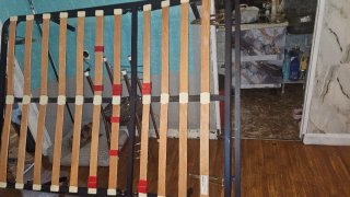 Somier madera y metal