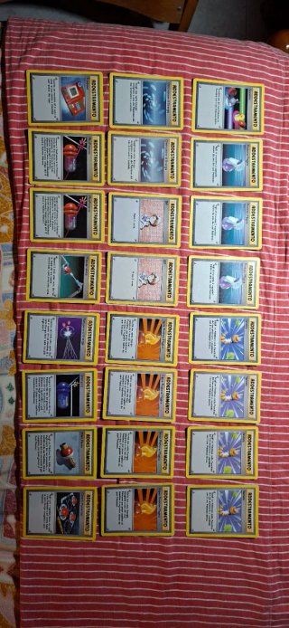Lotto 24 carte Pokémon Vintage ADDESTRAMENTO