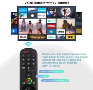 Mando Smart TV LG con acceso directo a apps