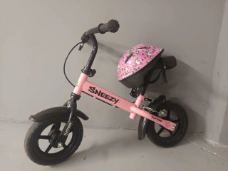 Bicicleta infantil Sneezy + Casco